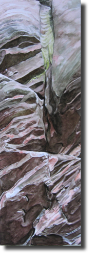 Rock Series 2 No.2 (2007)
12 x 38 cm
watercolour & ink on paper